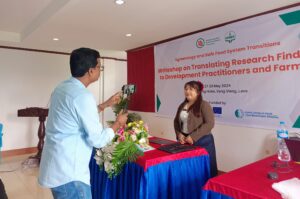 writeshop on "Translating Research Findings to Development Practitioners and Farmers.
