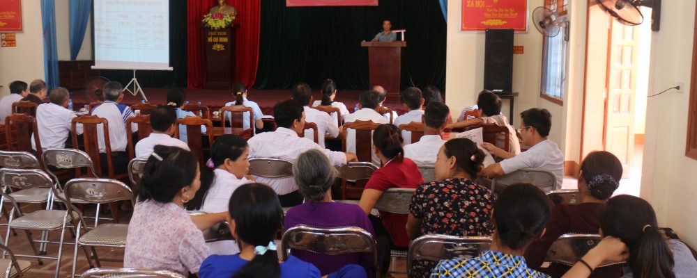 ICC WORKSHOP ON “Adaptation Research on Rice-Potato Rotational Model (using SRI for Rice and Minimum Potting Method for Potatoes – GPM) at Phu Binh District, Thai Nguyen Province”