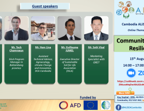 The result of Cambodia ALiSEA Network “Online Thematic Session to Share Experience on Community Market Resilience”
