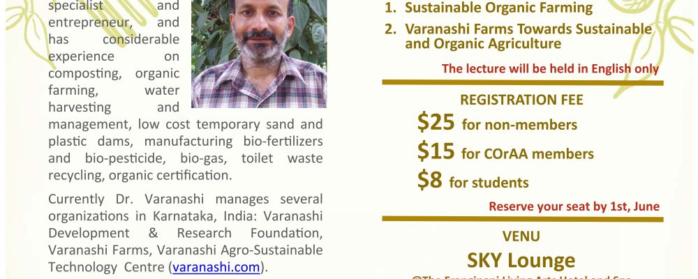 Organic Seminar – COrAA, 9 June 2019, Cambodia