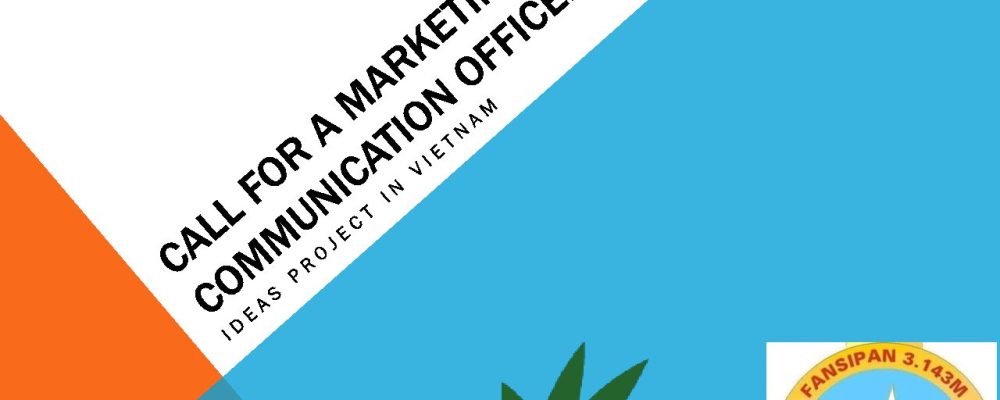 Call for a marketing & communication officer – Agrisud International, Vietnam