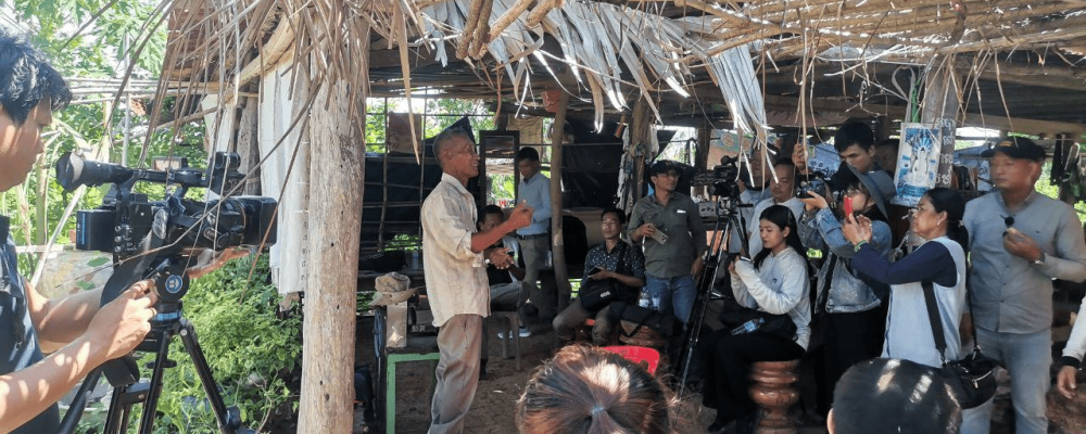 Journalist Field Visit to SSLA Key-Farmers to Explore Agroecology Practices in Battambang Province, Cambodia