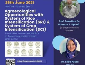 International Webinar Series on Agroecology and Community Series VI/2021, 25 June 2021