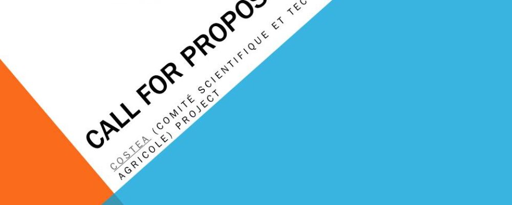 call for proposal: COSTEA (Comité Scientifique et Technique Eau Agricole) project