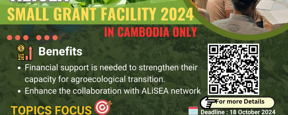 2024 Small Grant Facility Awarded to ALiSEA Members in Cambodia